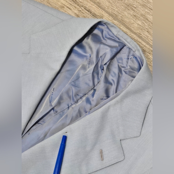 Kiton Light Blue Blazer Jacket 40 R - Picture 4 of 6